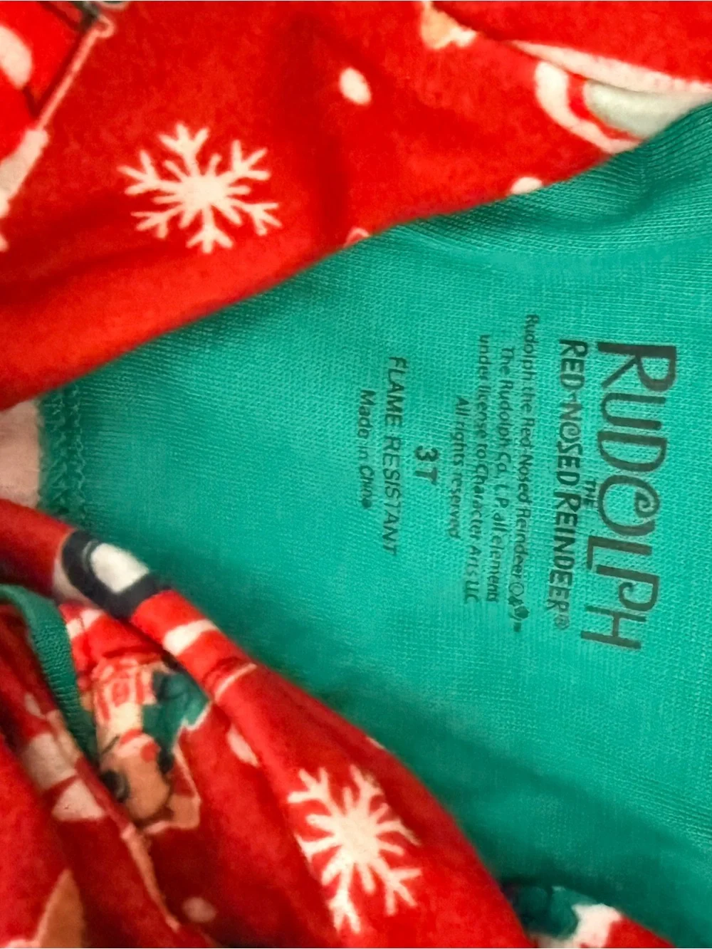 Carters cozy red